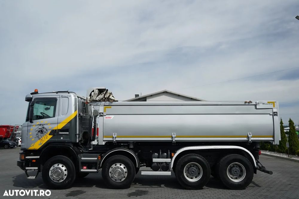 Scania G 440 / 8X4 / BASCULATOR CU 2 LATE / HIDRAULIC LATERAL / CLAPETĂ HIDRAULICĂ / BORDMATIC / CORTINĂ AUTOMATICĂ / AUTOMAT - 13
