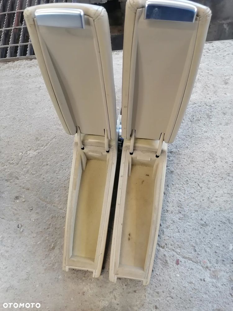 Podłokietnik Podłokietniki Skórzany Skóra Beż Stelaż Audi A8 D3 - 13