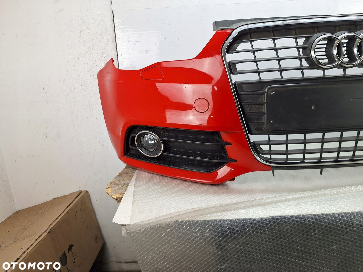 ZDERZAK AUDI A1 8X 8X0 210-2014 ORYGINAŁ OE ASO GRILL ATRAPA PRZED LIFTEM - 3
