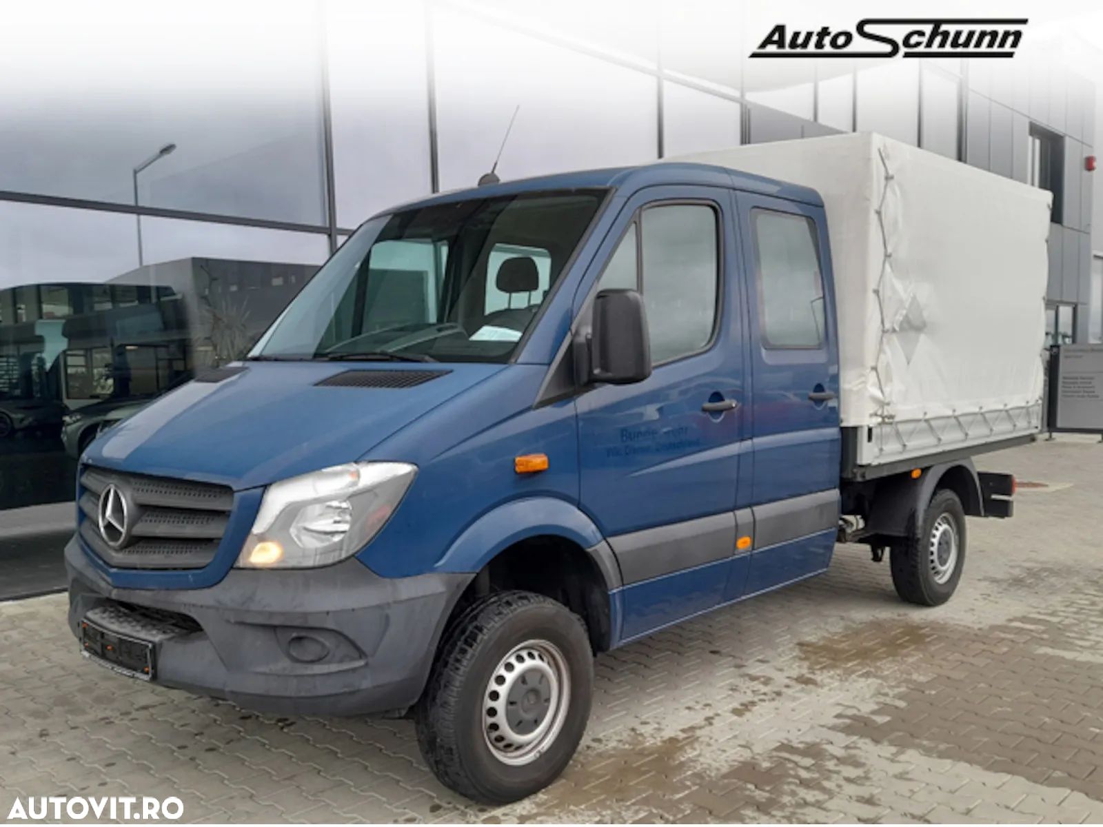Mercedes-Benz Sprinter 316 DOKA 4X4+6 locuri cu bena transport - 1