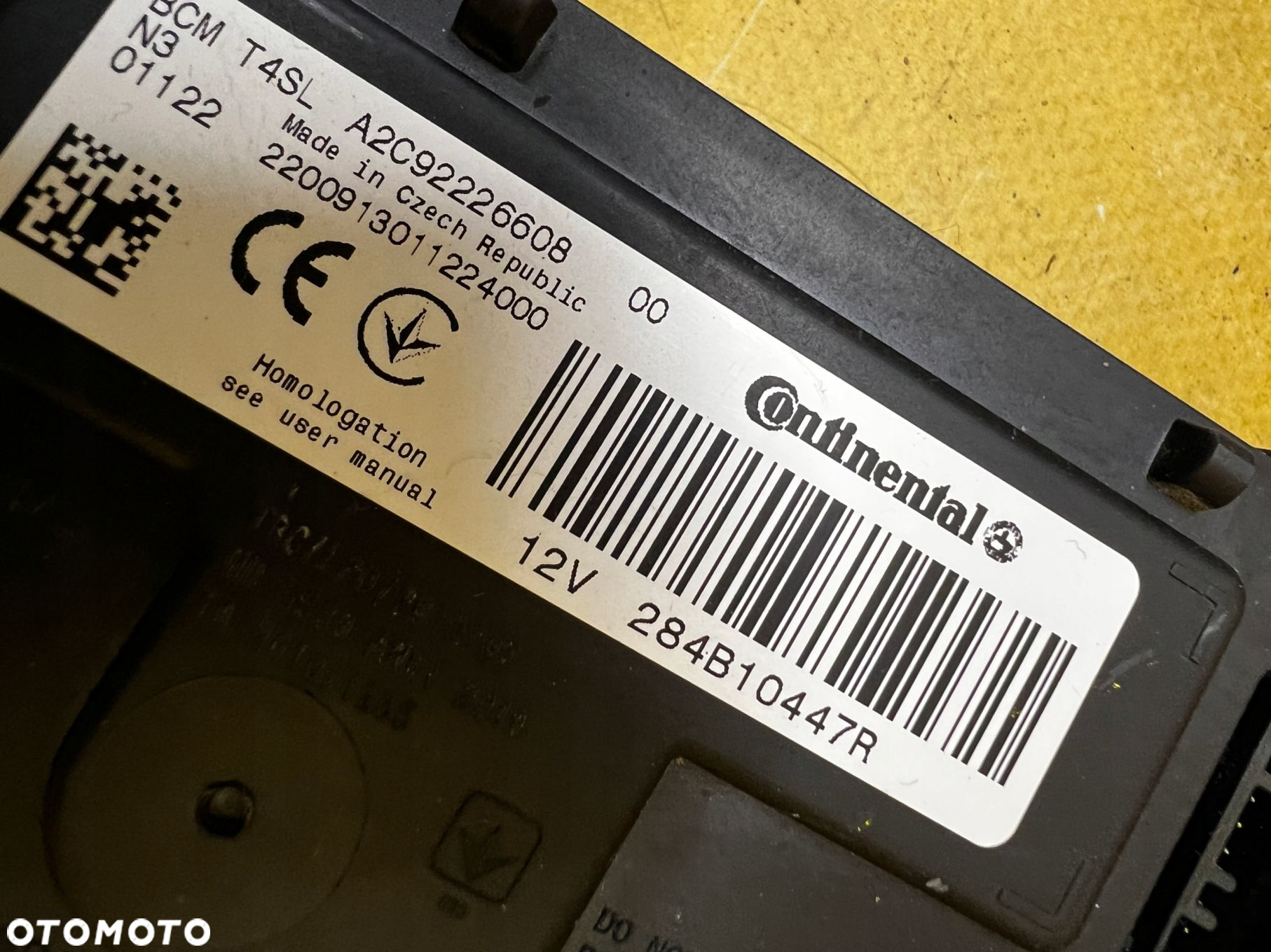 ZESTAW STARTOWY BCM ECU KOLUMNA ZEGARY KLUCZYK DACIA DOKKER 1.5 BLUE DCI EU - 13