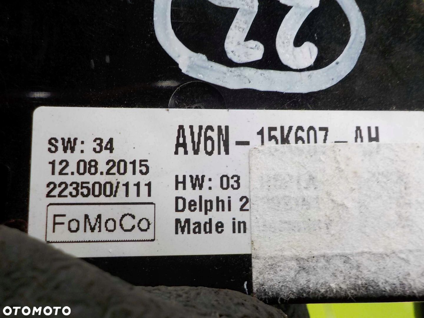 FORD KUGA MK2 15r modul alarmu AV6N-15K607-AH - 3
