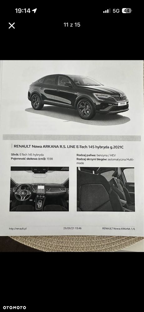 Renault Arkana 1.6 E-TECH R.S Line MMT - 12