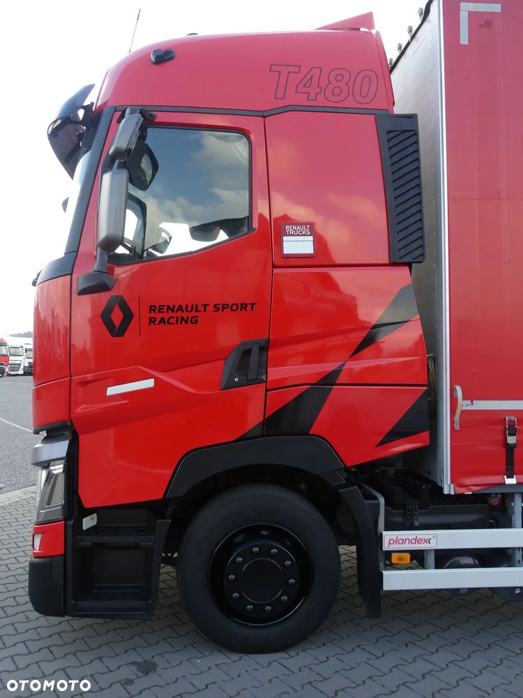 Renault T480 6x2 / ZESTAW PRZEJAZDOWY / FIRANKA / SUPER STAN / - 20