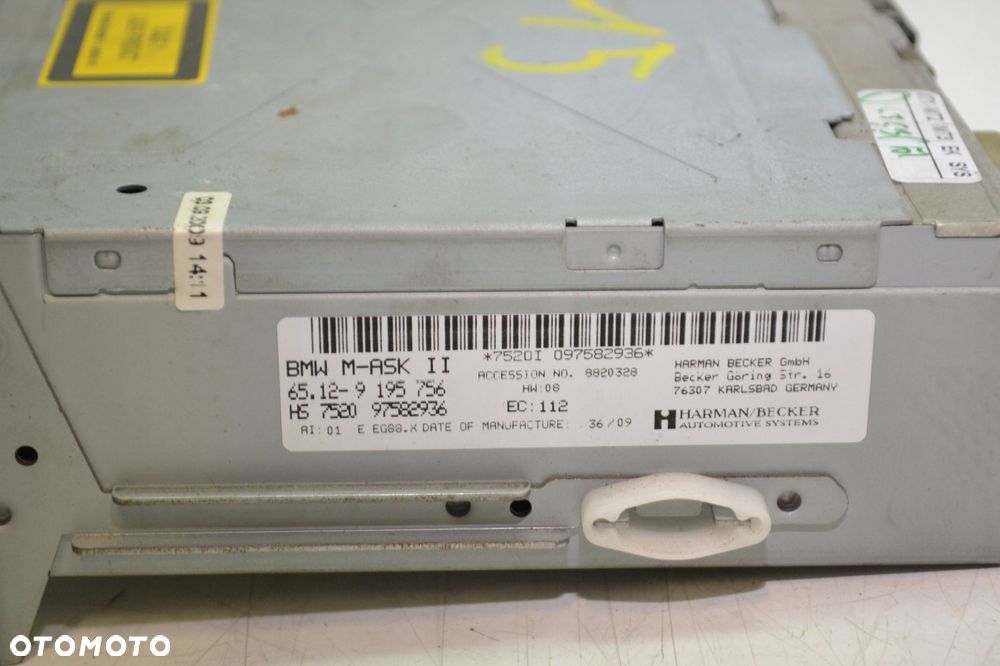 BMW E60 LCI Radio Czytnik CD Nawigacja 9195756 - 5