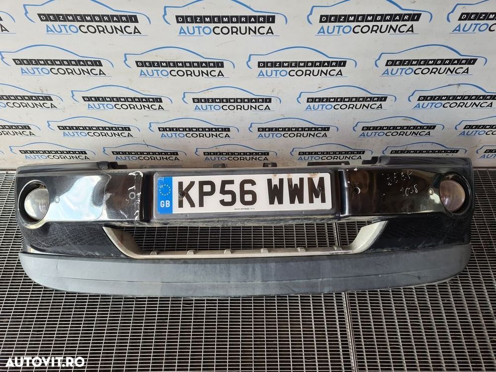 Bara fata Jeep Grand Cherokee III 2005 - 2010 NEGRU (1038) model fara spalatoare far ... - 1