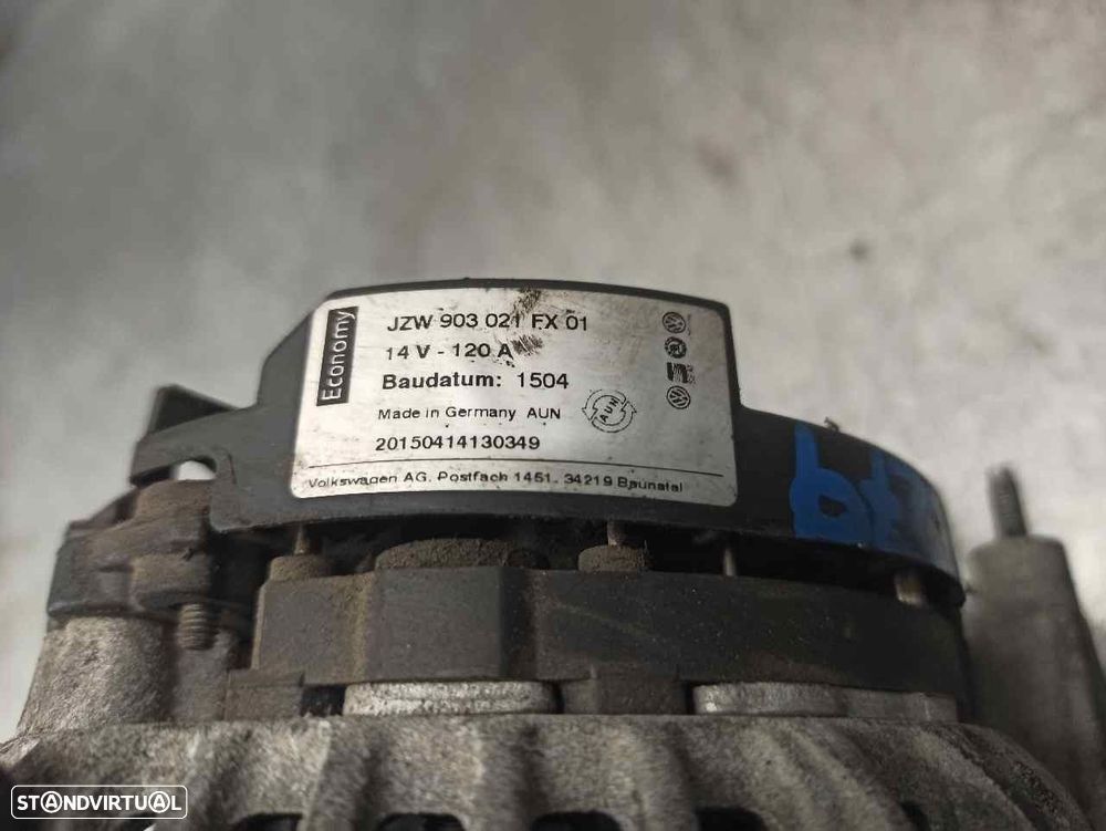 ALTERNADOR VOLKSWAGEN PASSAT 2003 -903021FX01 - 8
