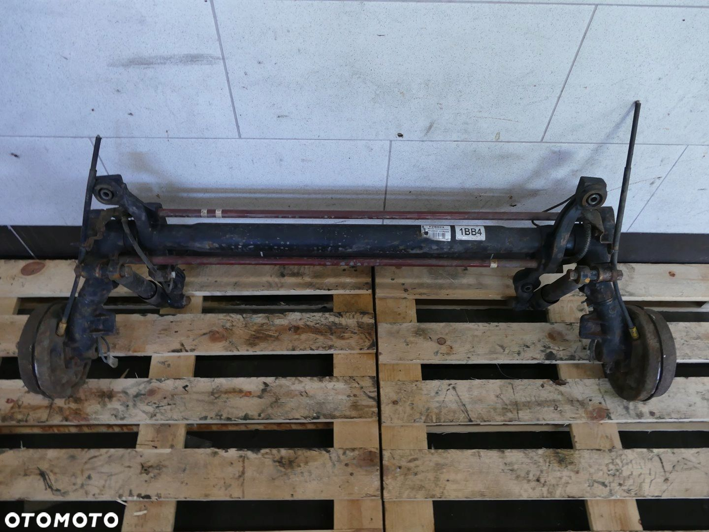 PEUGEOT 106 LIFT 1.5 D BELKA ZAWIESZENIA OŚ TYŁ TYLNA - 10
