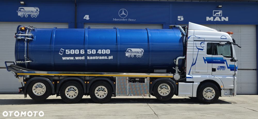 MAN TGX 43.580 10x4 asenizacyjny cysterna 32m3 DEMAG beczka zabudowa 2024 - 4