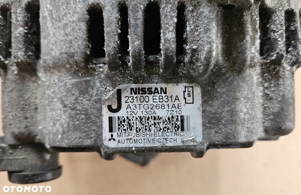 Nissan Navara D40 Pathfinder  2.5 DCI alternator 130A 23100-EB31A - 2