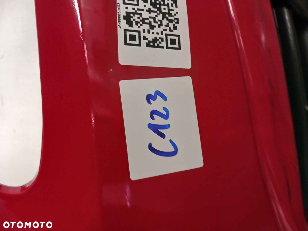 ^ ZDERZAK PRZÓD PRZEDNI OPEL CORSA D Z547 CZERWONY - 4