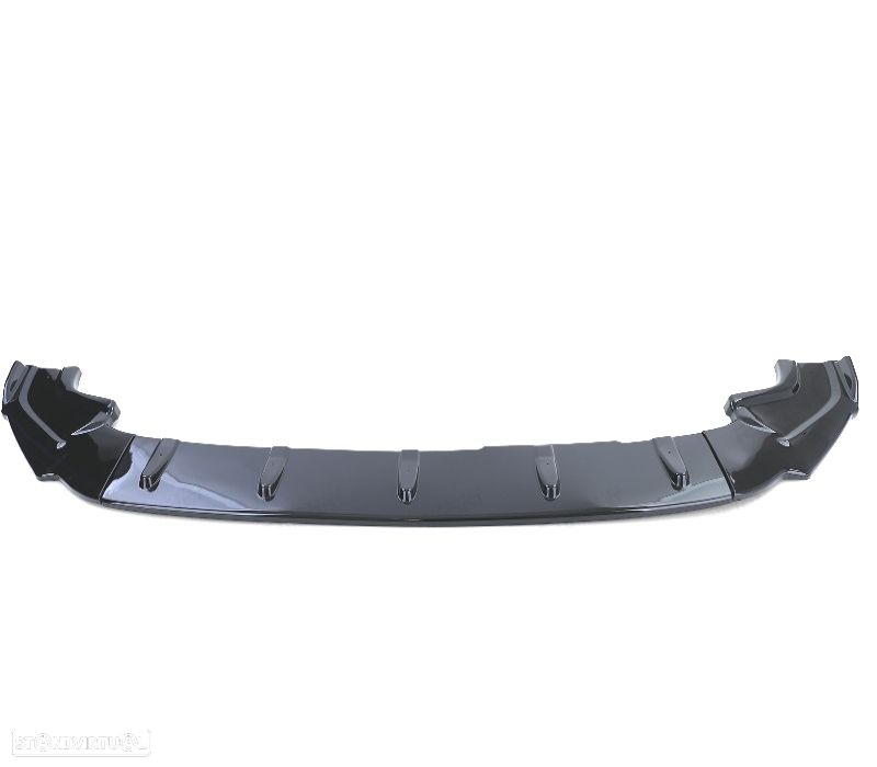 SPOILER LIP FRONTAL VOLKSWAGEN VW GOLF 7 13-20 LOOK GTI PRETO BRILHANTE - 3