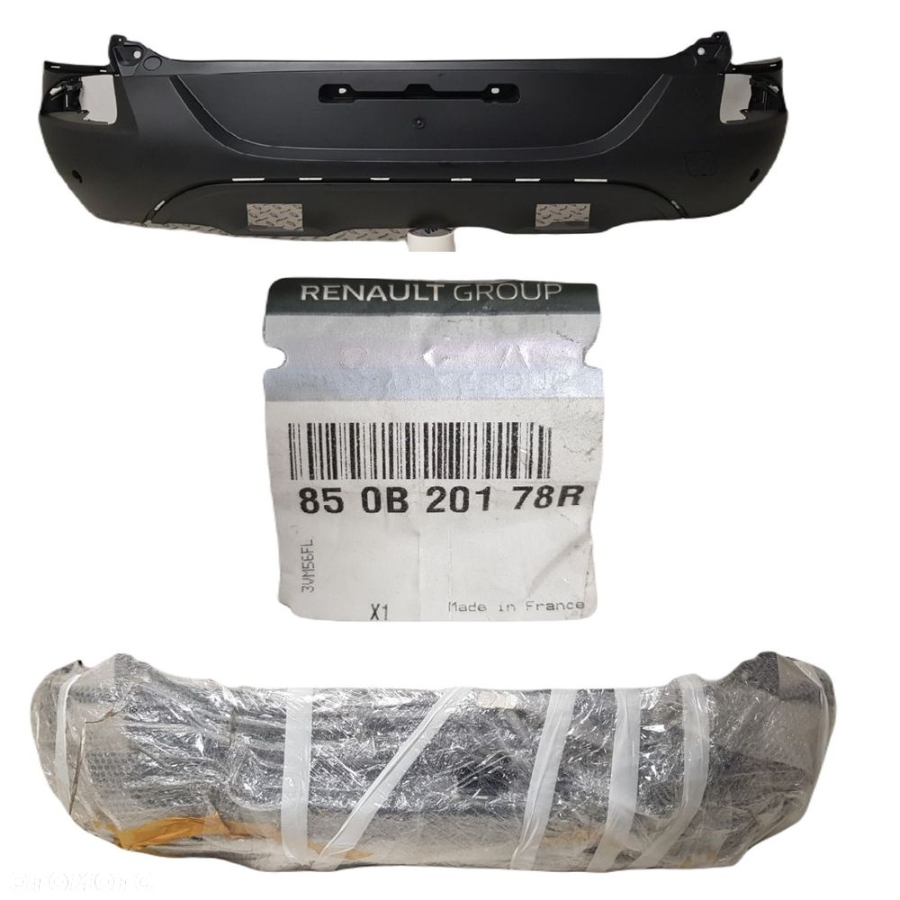 FABRYCZNIE NOWY ORYGINALNY ZDERZAK TYLNY TYŁ 4xPDC RENAULT KADJAR 15-18 850222154R - 1