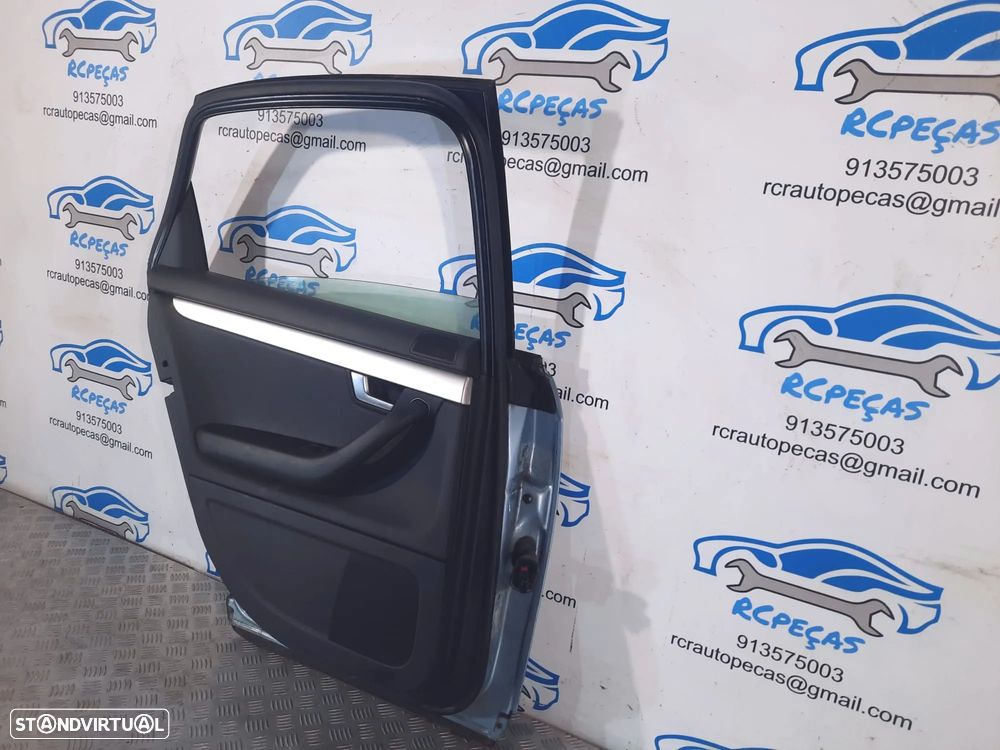 PORTA TRASEIRA TRÁS ESQUERDA AUDI A4 B7 SEDAN S LINE 8E0833051J FECHO ELEVADOR MOTOR PUXADOR VIDRO - 6