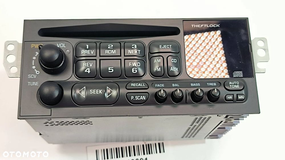 Radio panel 09390211 DELCO Chevrolet Corvette C5 Coupe 2003r. Z06 Benzyna 5,7 B - 1