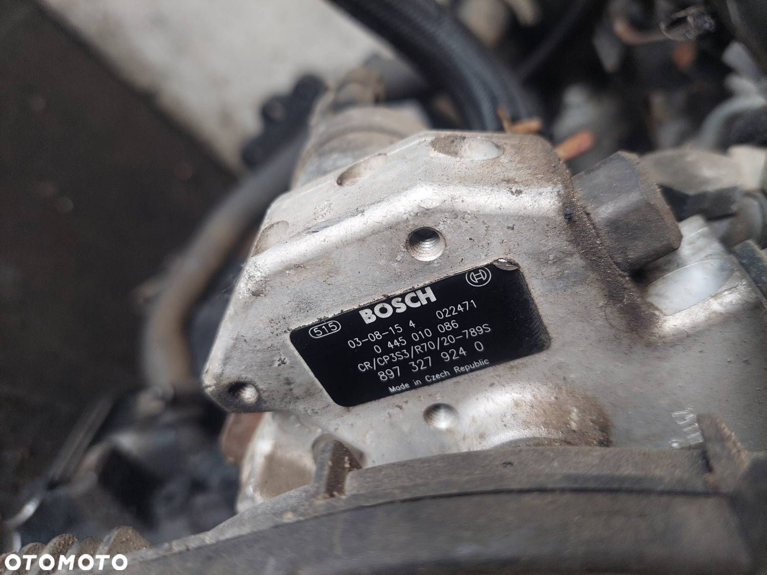 SILNIK DIESEL + POMPA WTRYSKI TURBO ASTRA G 1.7 CDTI Z17DTL 0445010086 - 6