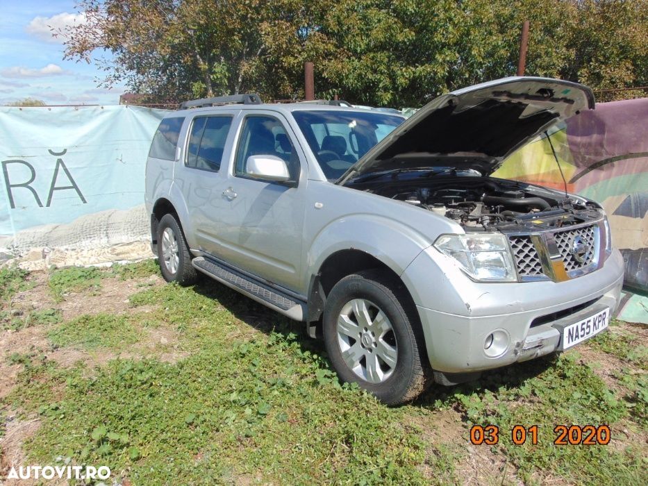 Dezmembrez Nissan Pathfinder motor 2.5dci Navara cutie motor turbina - 1