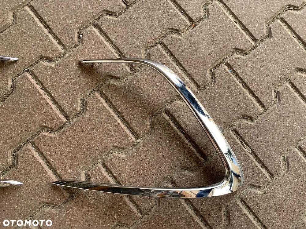 TOYOTA CAMRY VIII LIFT 2021- RAMKA LISTWA NAKŁADKA LEWA PRAWA PRZEDNIA PRZÓD W ZDERZAK ZDERZAKA PRZEDNIEGO LISTEWKA CHROM - 5