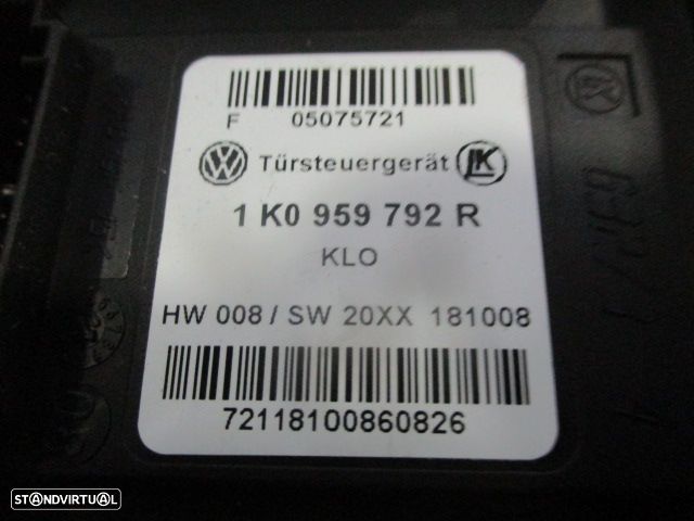 Motor Elevador Vidro 1K0959702AN  1K0959792R VW GOLF 5 2009 FE VW GOLF 6 5K 2009 1.4TSI 160CV 5P BRANCO FE - 2