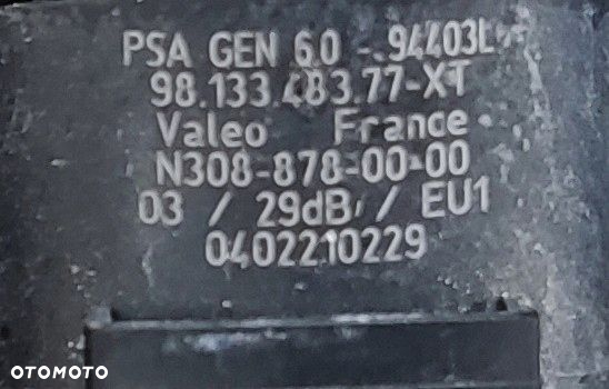 CZUJNIK PARKOWANIA COFANIA PDC PEUGEOT CITROEN 9813348377XT - 6