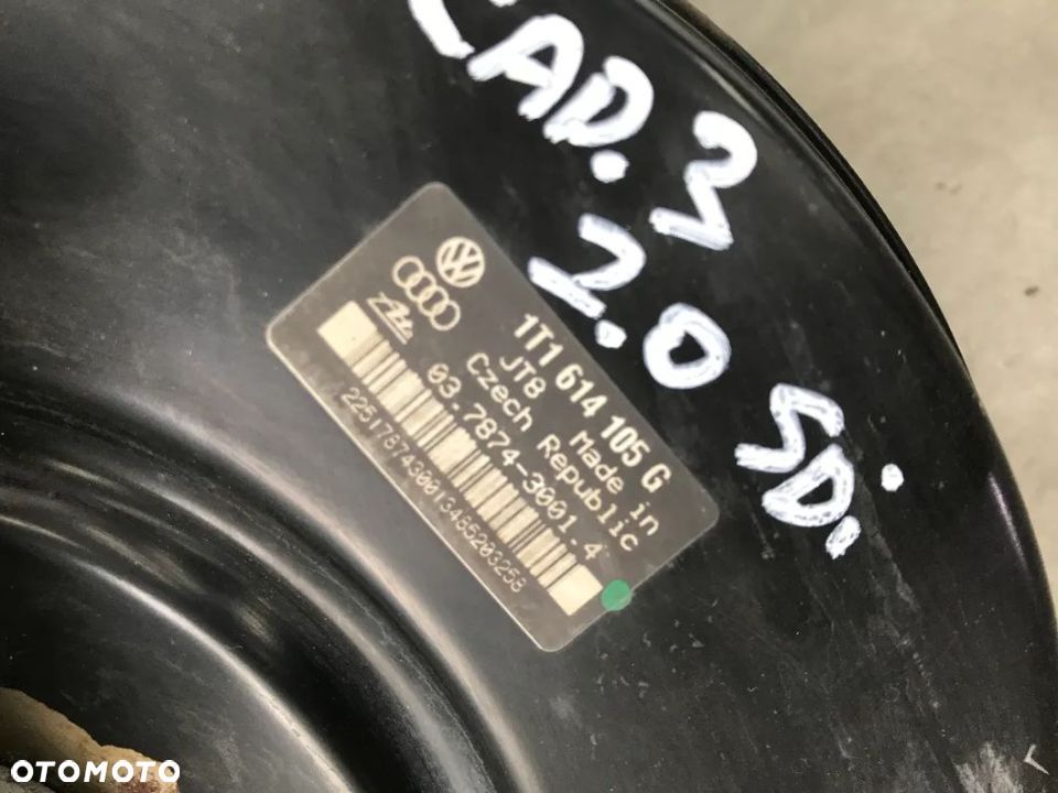 Pompa hamulcowa Volkswagen Vw Caddy 3 III Touran serwo wspomaganie hamulca 1T1614105G - 6