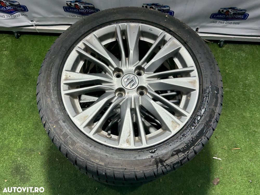 JANTE SUZUKI R16 / 4x100 / BALENO / 185/55 R16 /4324 / 16X6J / 68P6-660 /  + CAUCIUCURI (X3) - 1