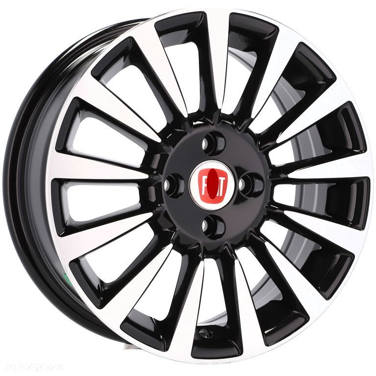 4x Felgi 15 m.in. do FIAT 500 Bravo Doblo Fiorino Idea Multipla Panda Punto Stilo - BK743 - 6