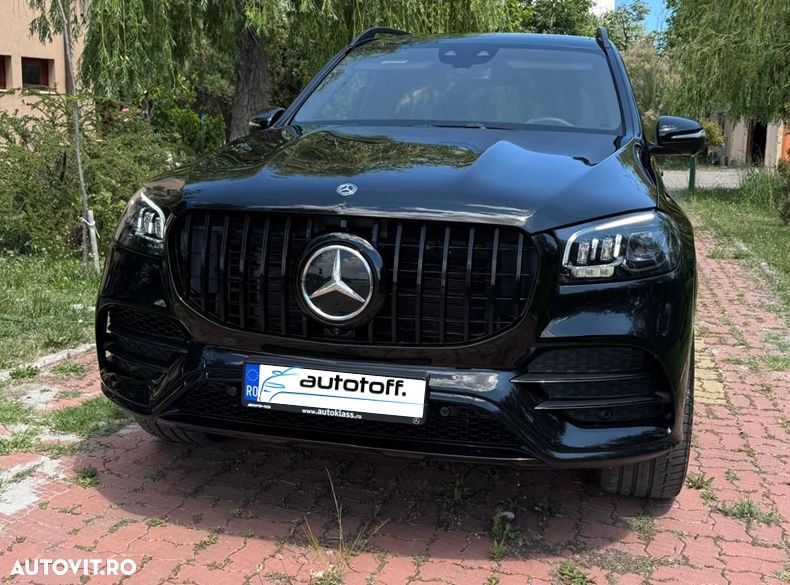 Grila centrala GLS X167 compatibila cu Mercedes (20-23) Panamericana Black Design - 5