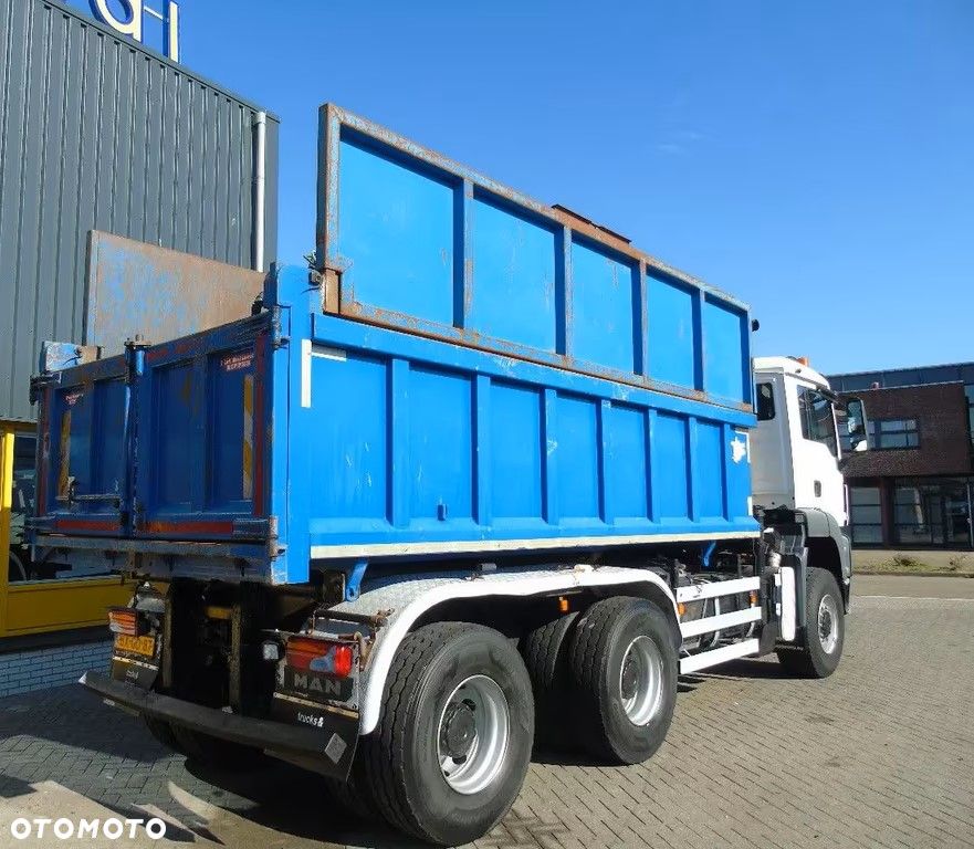 MAN TGS 26.400 6x6 – Wywrotka 3-stronna Meiller + Żuraw HIAB 166 E3 HIPRO – 429.222 km – Euro 4 - 39