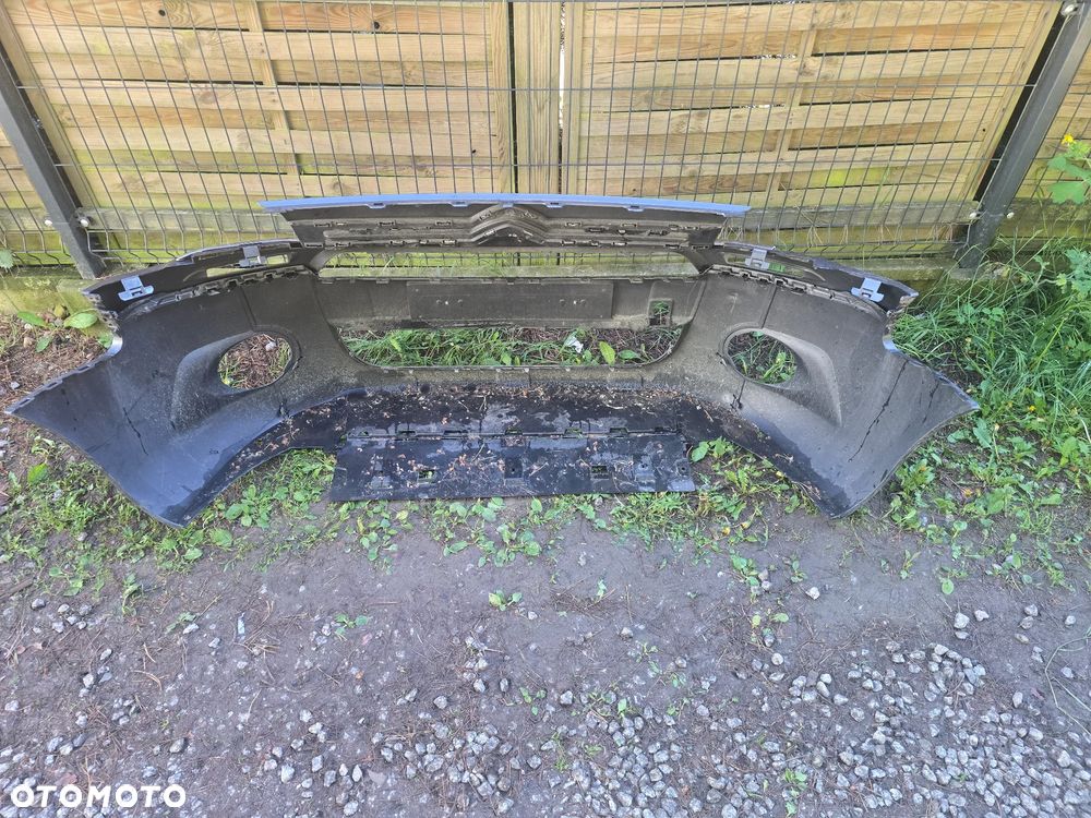 Citroen berlingo III lift 2012-15 zderzak przód ładny oryginał na ledy - 5