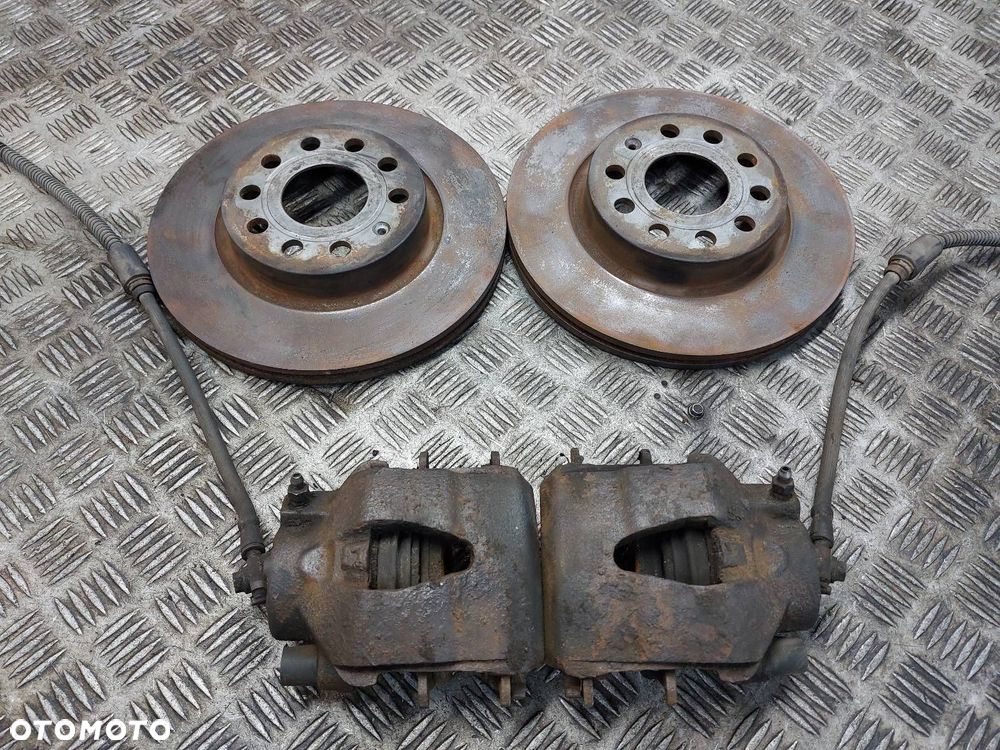 TARCZE HAMULCOWE PRZÓD + KLOCKI + ZACISKI SEAT LEON II 1.9 TDI - 1