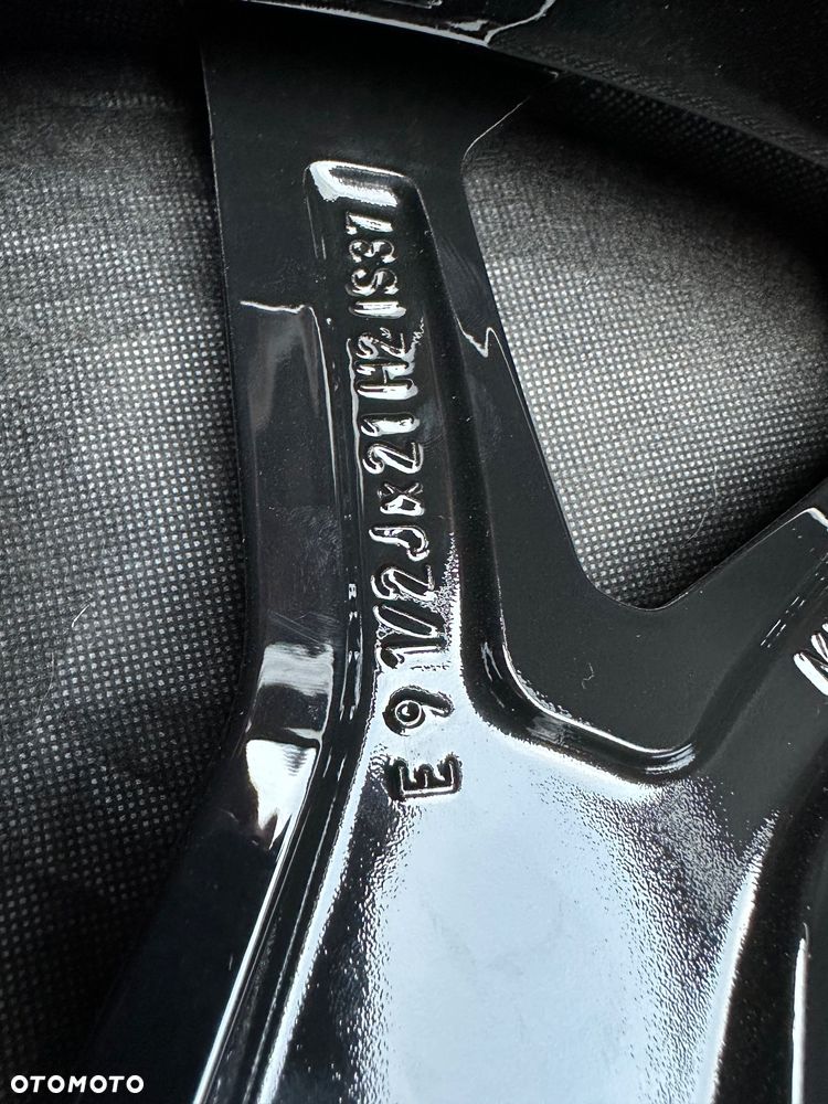 Oryginalne felgi BMW 21 M pakiet 5x112 X5 G05 X6 G06 Styling 741 9.5j ET37 IS37 10.5j ET43 IS43 8071998 alufelgi 8071999 SUV Czarne Black Piano oryginał WZ 741M wzór style - 20