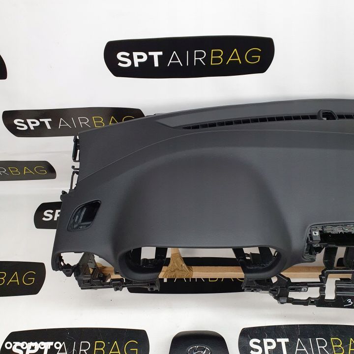 HYUNDAI i30 III DESKA ROZDZIELCZA KONSOLA KOKPIT PULPIT PODUSZKI AIRBAG AIR BAG PASY KIT SET - 2