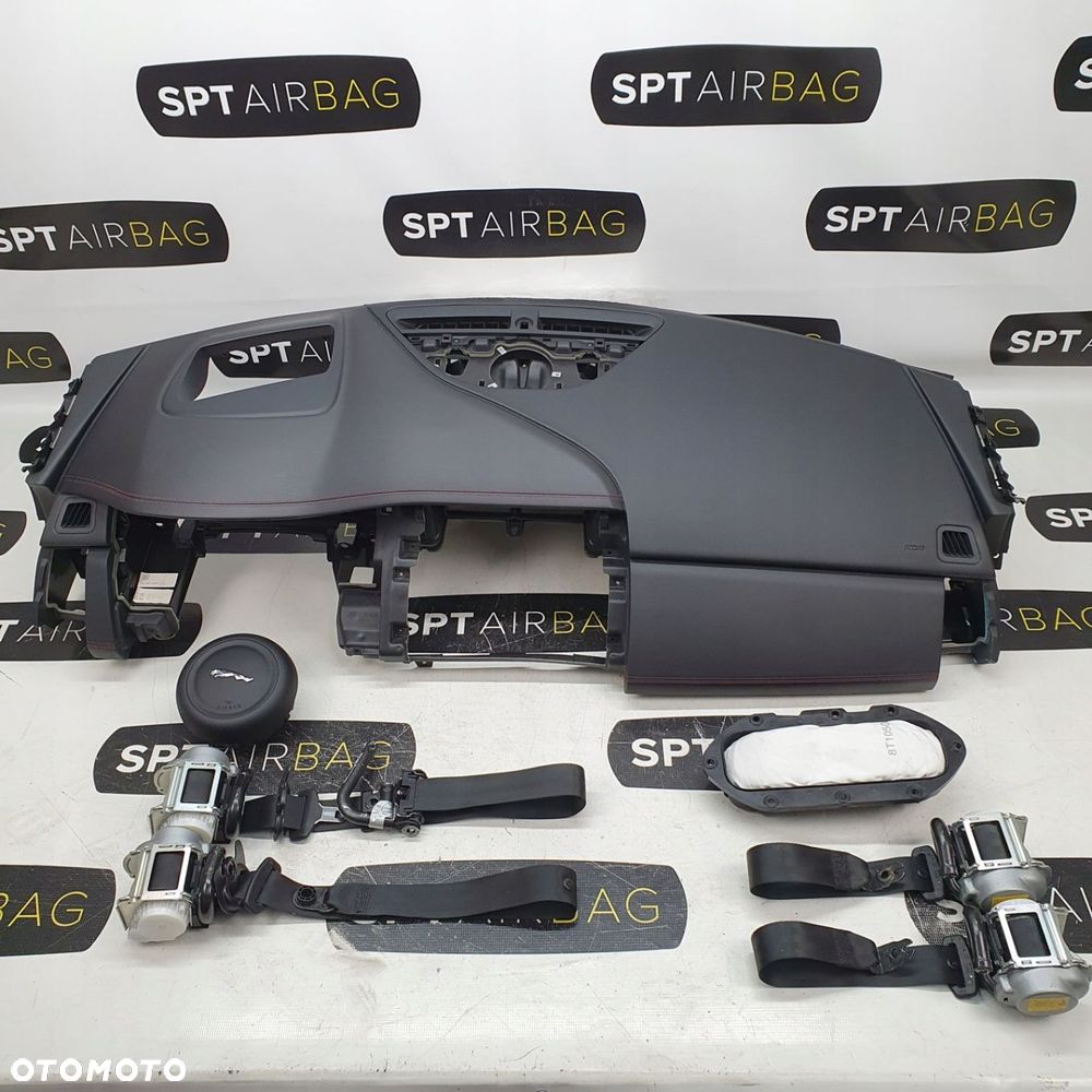 JAGUAR E-PACE DESKA ROZDZIELCZA KONSOLA KOKPIT PULPIT PODUSZKI AIRBAG AIR BAG PASY KIT SET - 1