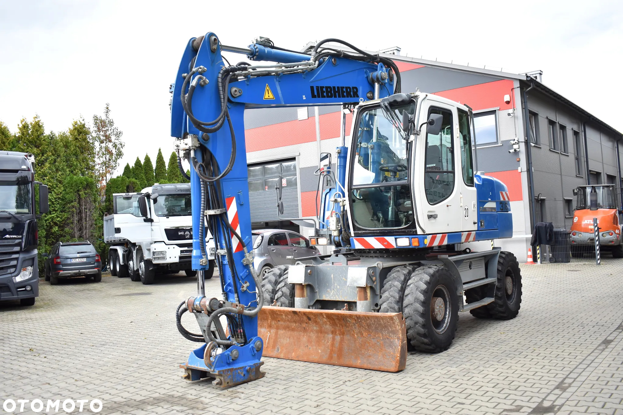 Liebherr 316 Koparka kołowa 18 T. / Klimatyzacja/ Szybkozłącze/ 11.200 Mth/  Stan perfekcyjny ! - 4