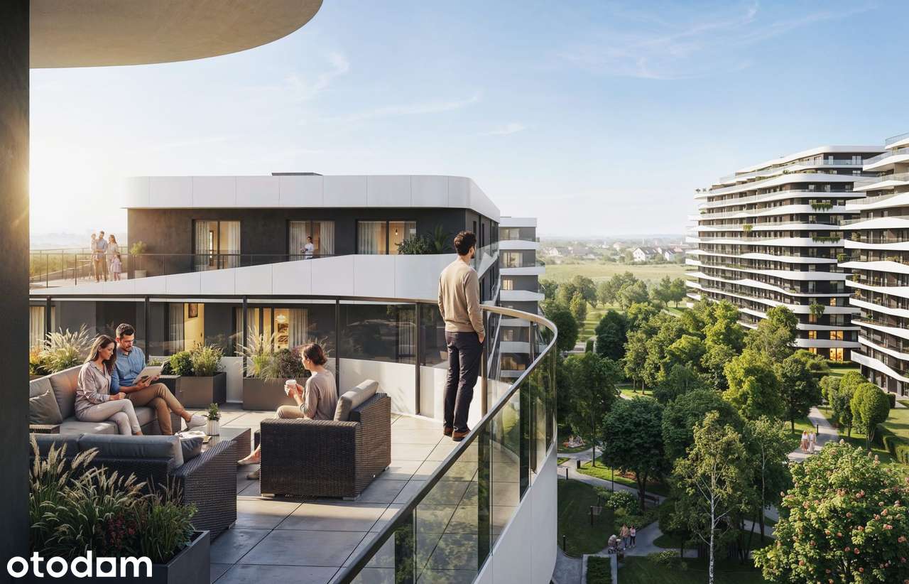 2-pokojowe mieszkanie 40m2 + balkon Bezpośrednio
