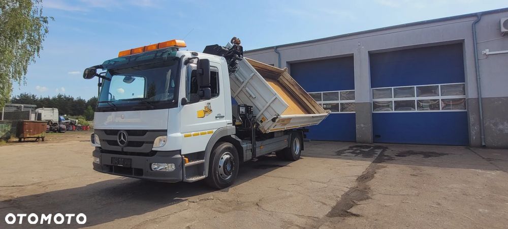 Mercedes-Benz ATEGO 1224K, HDS HIAB, WYWROTx3, Z NIEMIEC, BRUTTO - 36