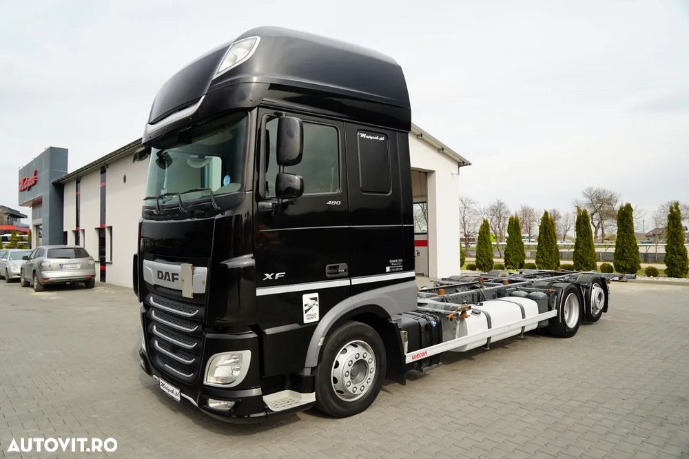 DAF XF 480 / BDF / 6X2 / SSC / I-PARK COOL / TRANSPORT CONTAINER / AXĂ RIDICATĂ / - 6