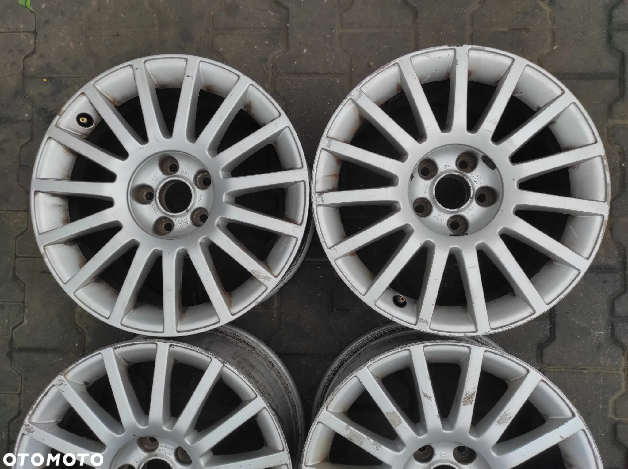 ORGINALE FELGI ALUFELGI KOŁA 8J x 17 H2 ET48 AUDI A4 B6 B7 A6 C6 S-LINE 4F0601025AH WYSYŁKA !!!! - 5