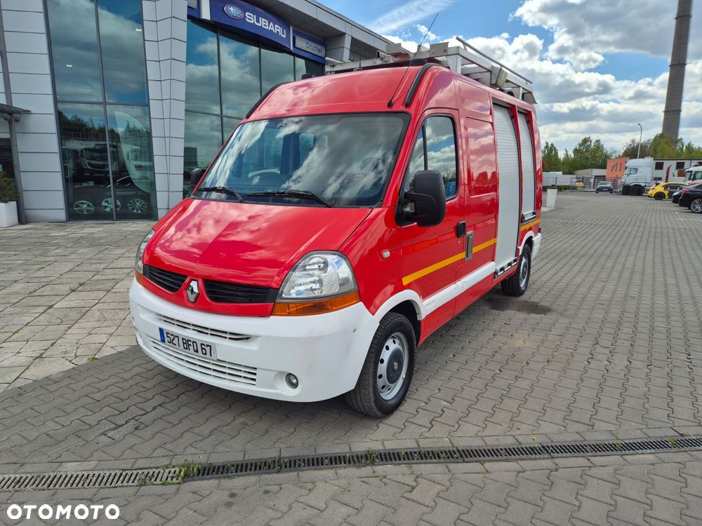 Renault Master 2.5 DCi 120 / STRAŻ POŻARNA / AUTO POŻARNICZE / 4 MIEJSCA / BEZWYPADKOWY / ORYGINALNY PRZEBIEG / DRABINA / ORYGINALNA ZABUDOWA / IDEALNY DO OSP LUB PSP / STAN IDEALNY - 3