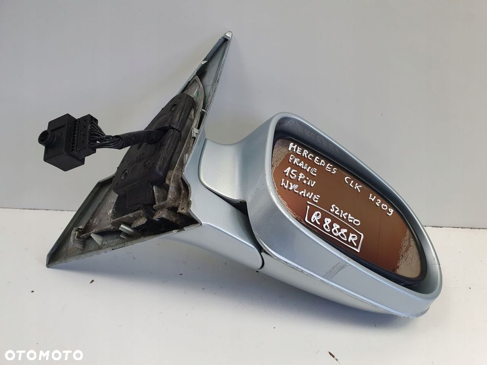 LUSTERKO PRAWE Mercedes CLK W209 02-09r _ PASAŻERA 15 Pin kabli ANGLIK - 3