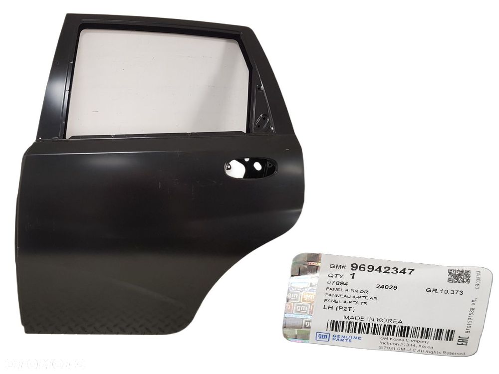 FABRYCZNIE NOWE ORYGINALNE DRZWI LEWE TYLNE LEWA TYŁ CHEVROLET AVEO T255 HB 07-11  96942347 - 1