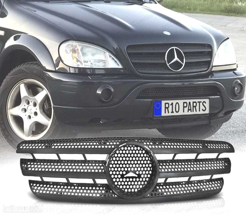 GRELHA MERCEDES W163 98-05 LOOK AMG PRETA - 1