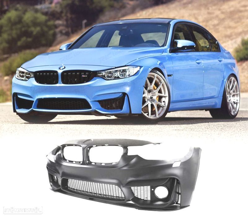 PARA-CHOQUES FRONTAL BMW F30 F31 LOOK M3 + LIP FRONTAL - 1