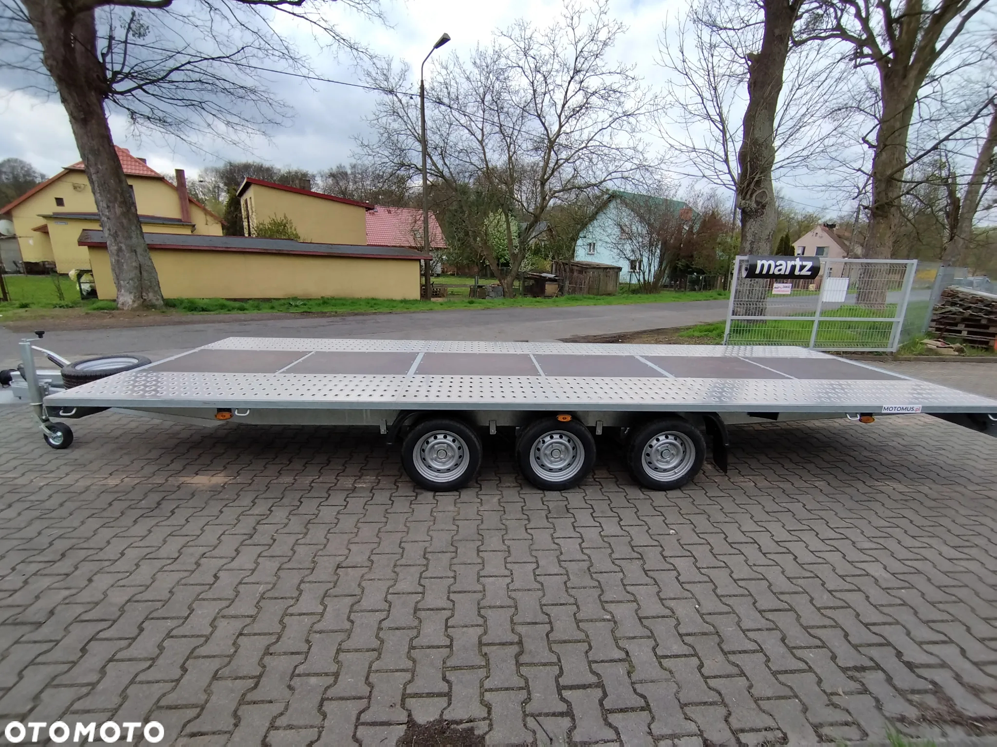 Niewiadów Laweta Niewiadów Mars 6x2,1m DMC 3500kg 3 osie wypełniona sklejką płaska spawana rama - 12
