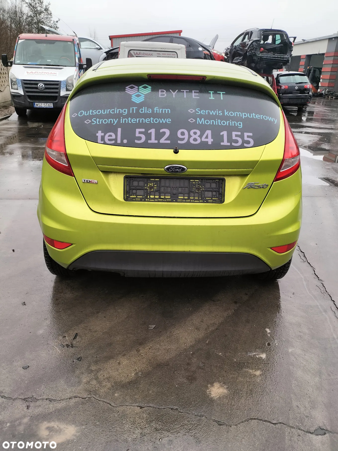 KOMPLETY PRZÓD FORD FIESTA MK7 3D 08-13r KOD LAK. 59 - 9