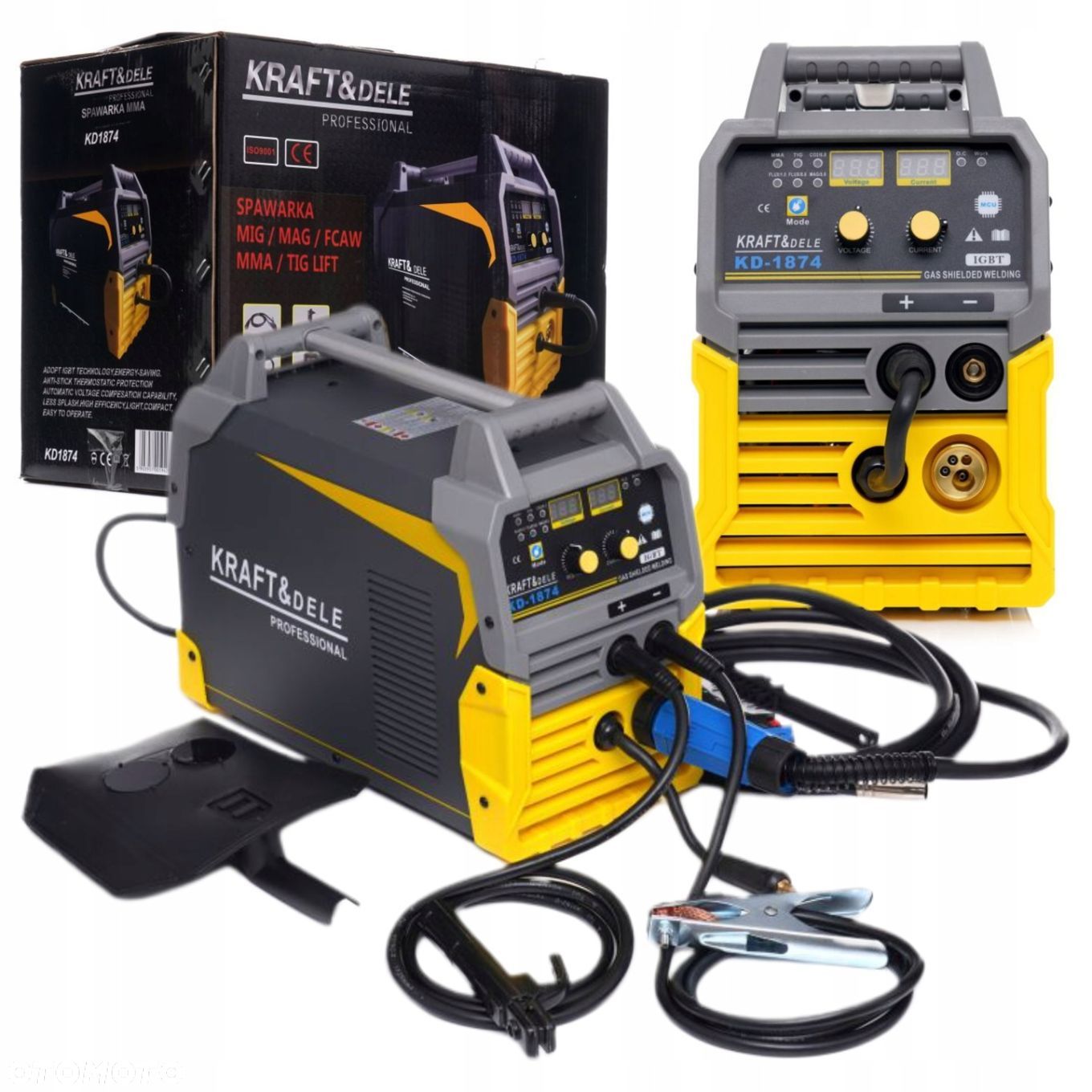SPAWARKA INWERTEROWA MIGOMAT MIG / MAG MMA FCAW FLUX TIG LIFT 250A GAZOWY - 1