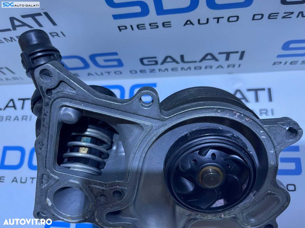 Flansa Pompa Apa Corp Carcasa Termostat BMW Seria 3 F30 F31 F34 F80 316 318 320 325 2.0 D N47 2011 - 2019 Cod 049539274 - 6