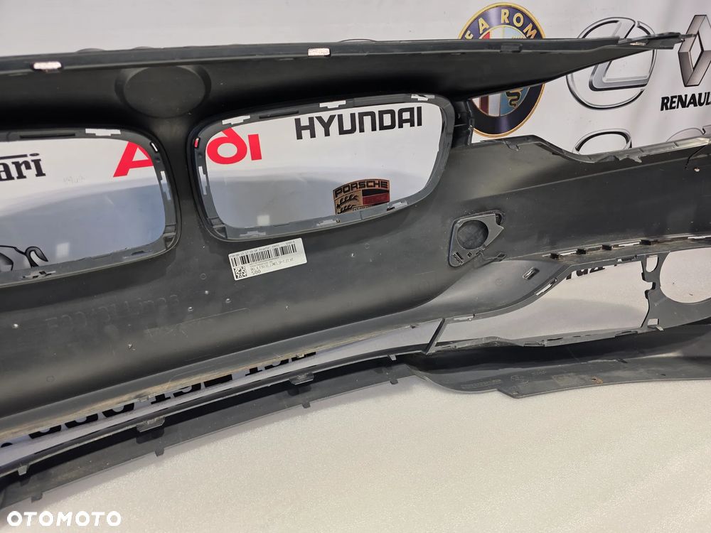 BMW F30 / F31 LUXURY LINE 11- ZDERZAK PRZEDNI PRZÓD NA SPRYSKI I BEZ PDC , NR 7308629 , NR AUKCJI NZ1741 - 39