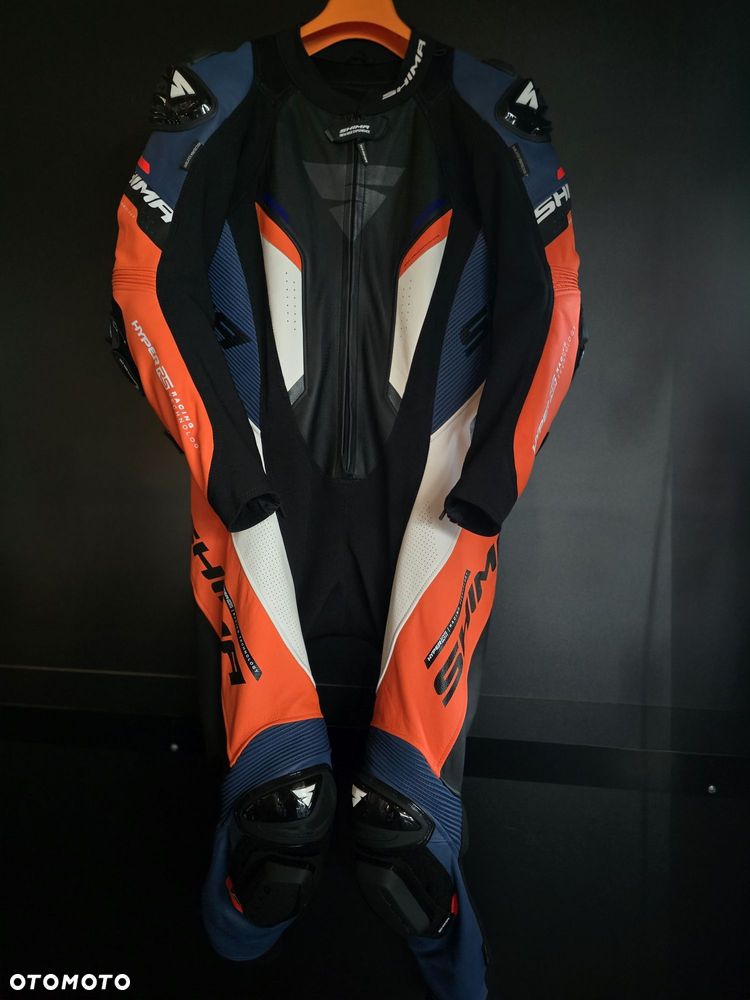 Kombinezon motocyklowy jednoczęściowy skórzany shima hyper rs rozm. 52 - 1